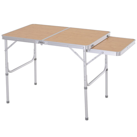 Folding Picnic Table with Side Table