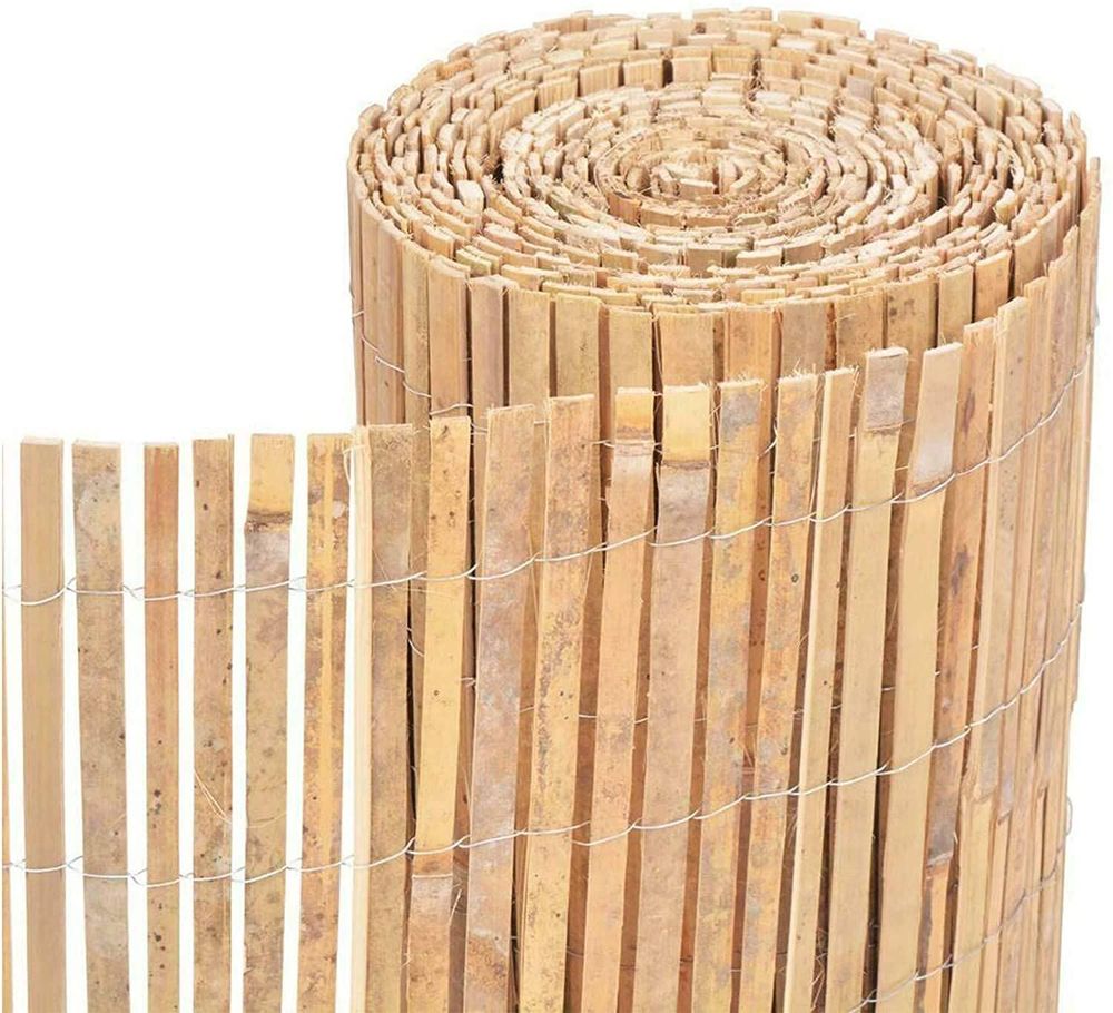 Slatted Bamboo Fence