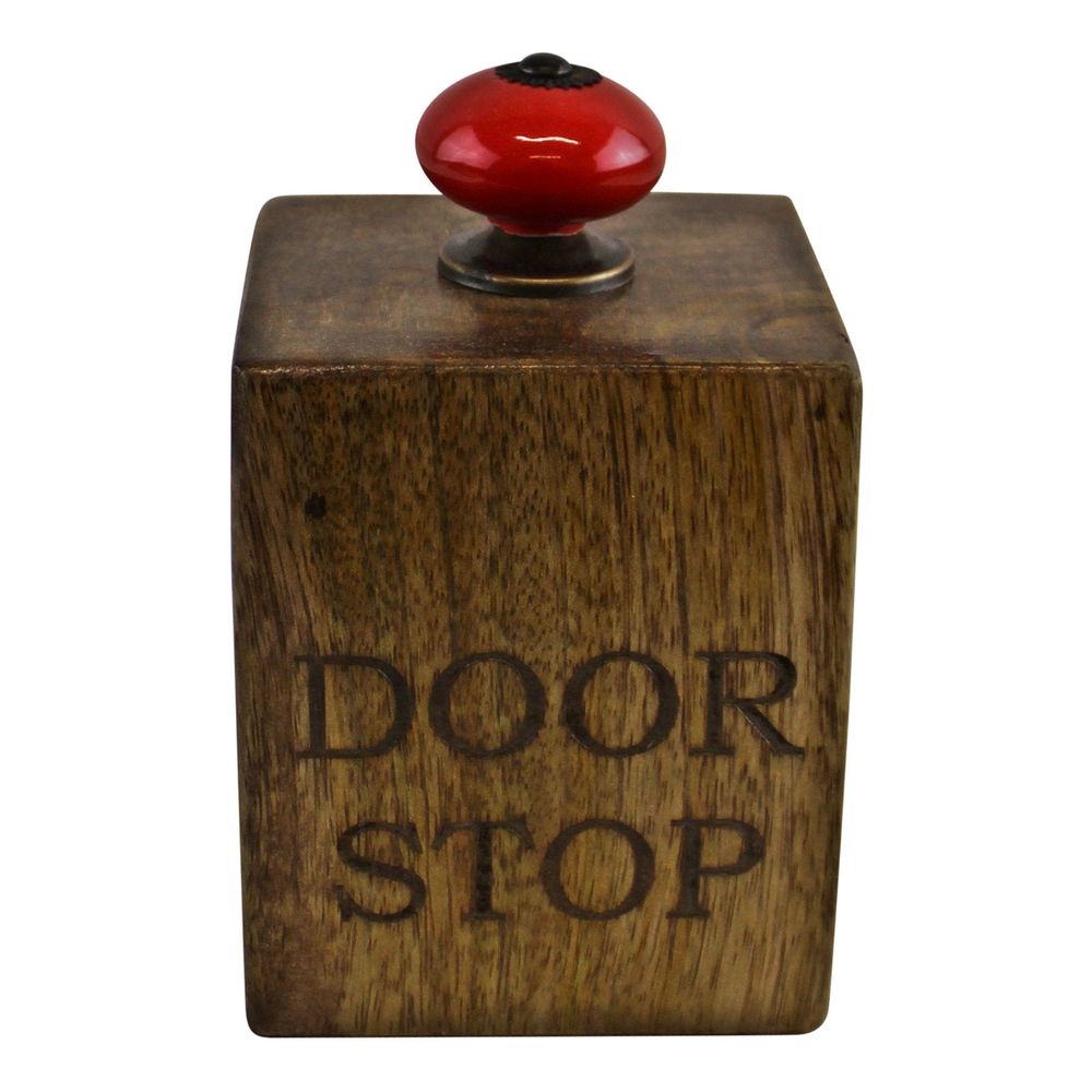 Doorstop Mango Wood