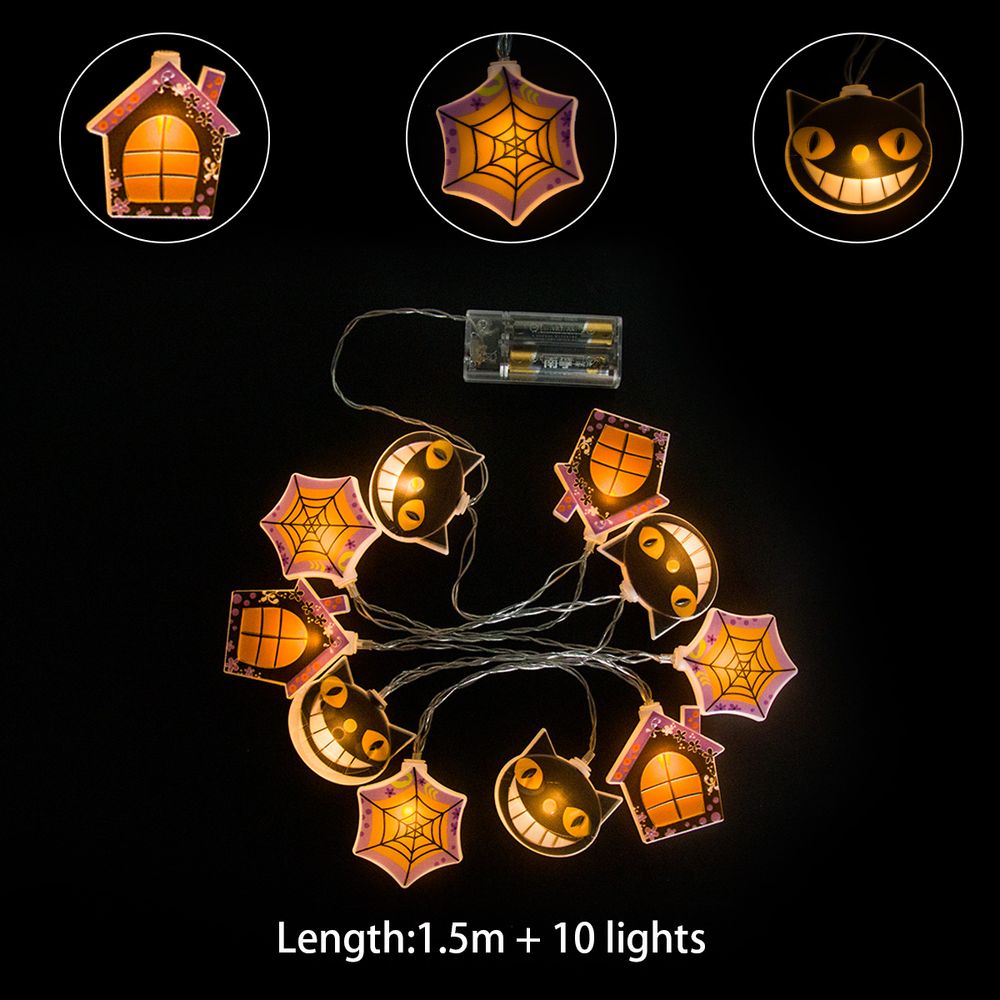 Ghost & Pumpkin LED Lights