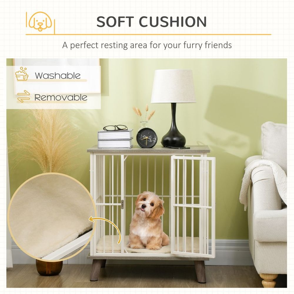 PAWHUT Dog Kennel with front gate