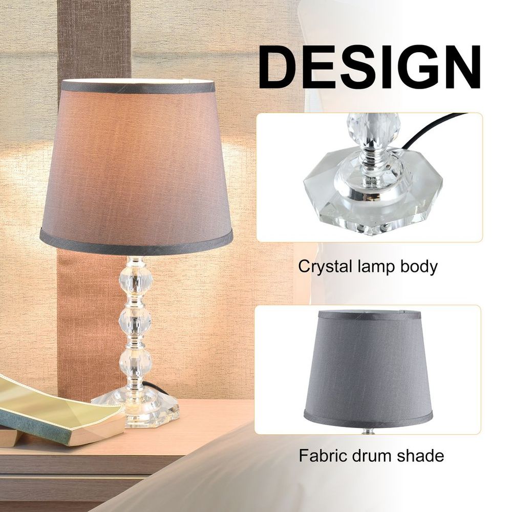 Elegant Crystal Base Table Lamp