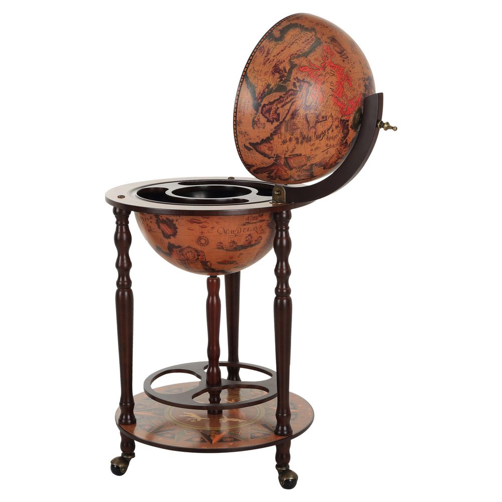 Retro Style Globe Bar 47cm