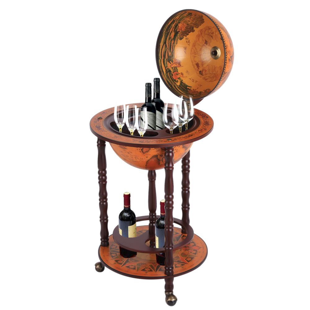 Retro Style Globe Bar 61cm