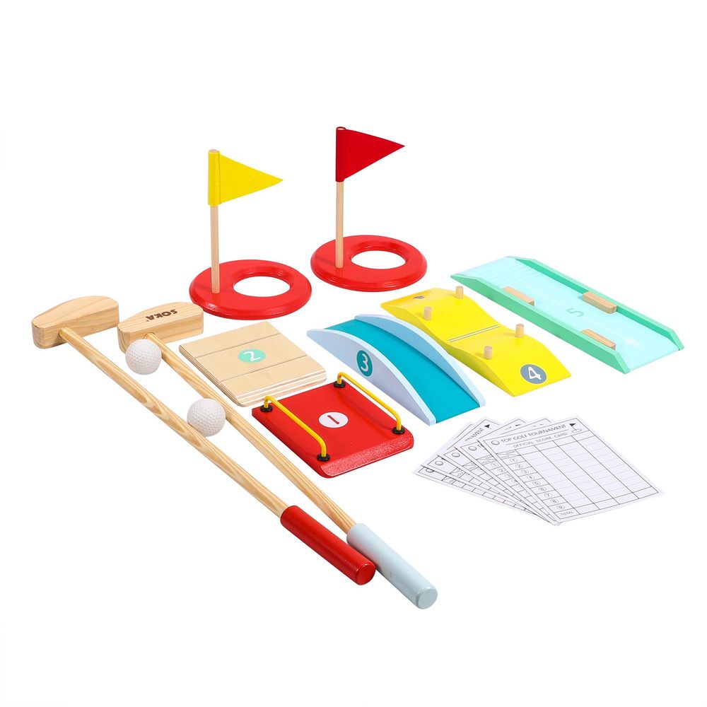 Wooden Golf Toy Set