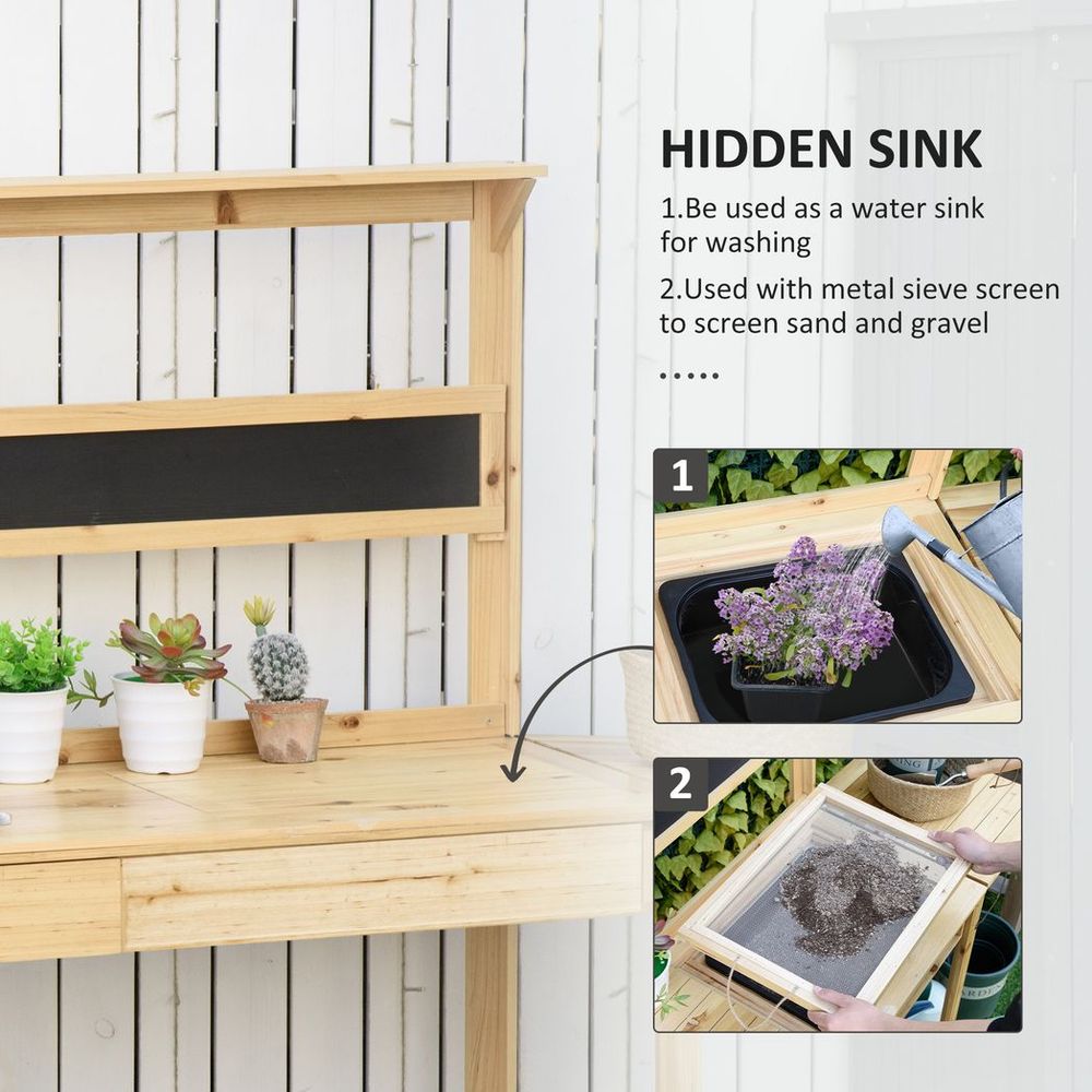 Potting Bench Workstation Table