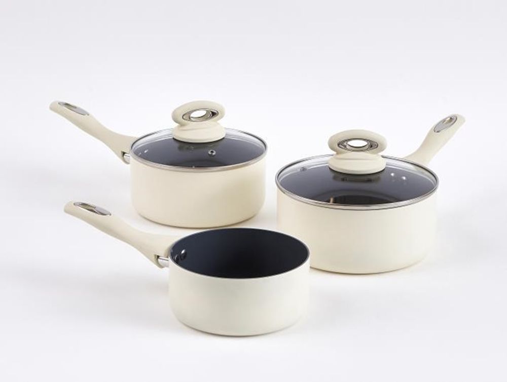 Cream 5 Piece Cookware Set