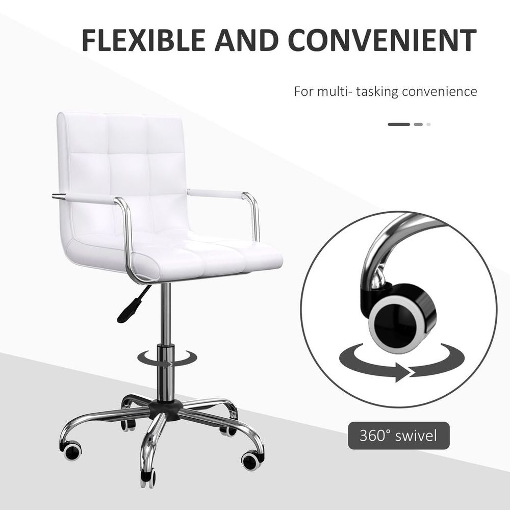 White Office Swivel Chair