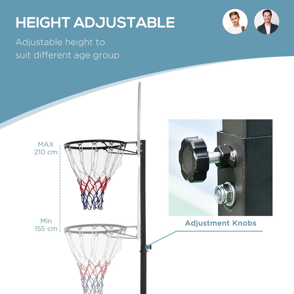 Portable Basketball Stand with Net
