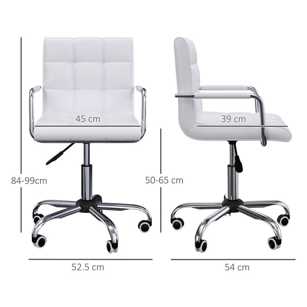 White Office Swivel Chair