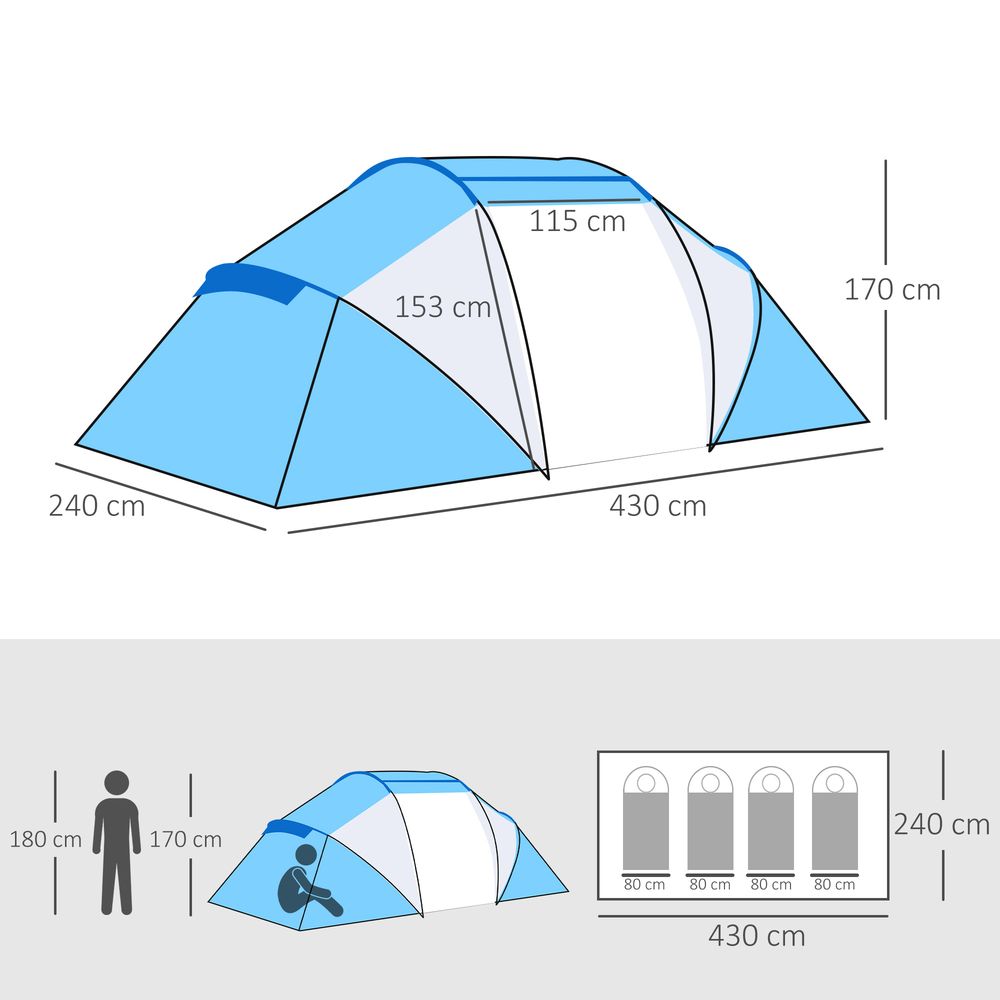 4-6 Person Dome Tent