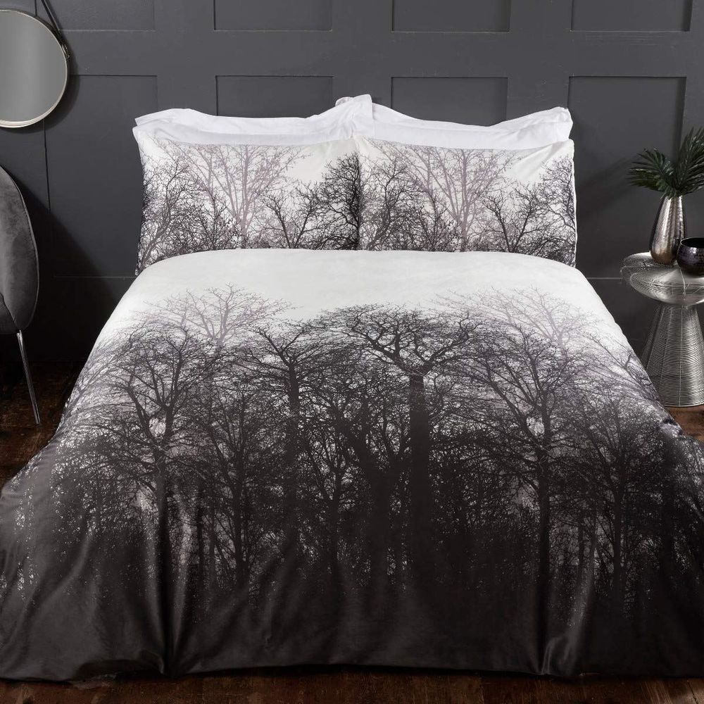 Velvet Duvet Set Winter Trees