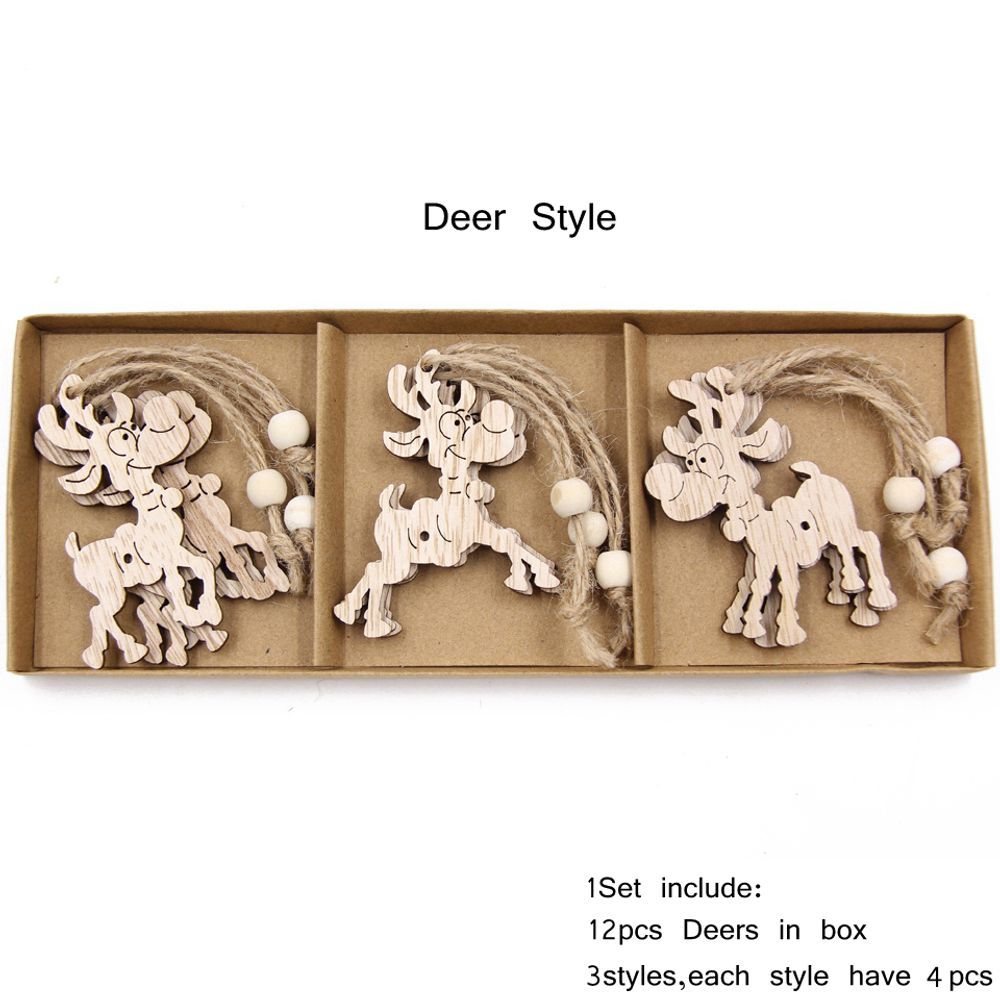Wooden Snowflake Decorations