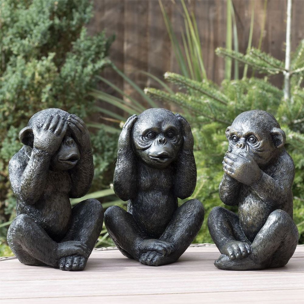 Monkey Ornaments x3