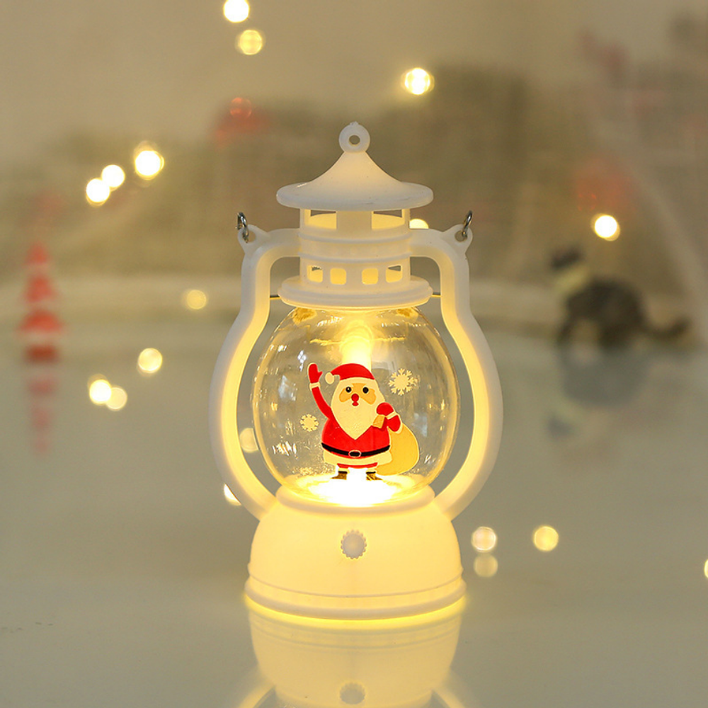 Santa Lantern Light