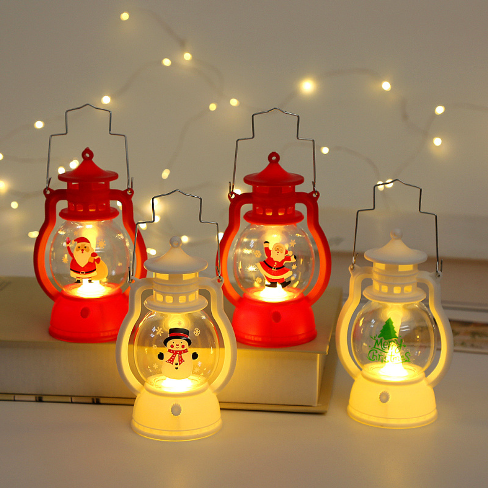 Santa Lantern Light