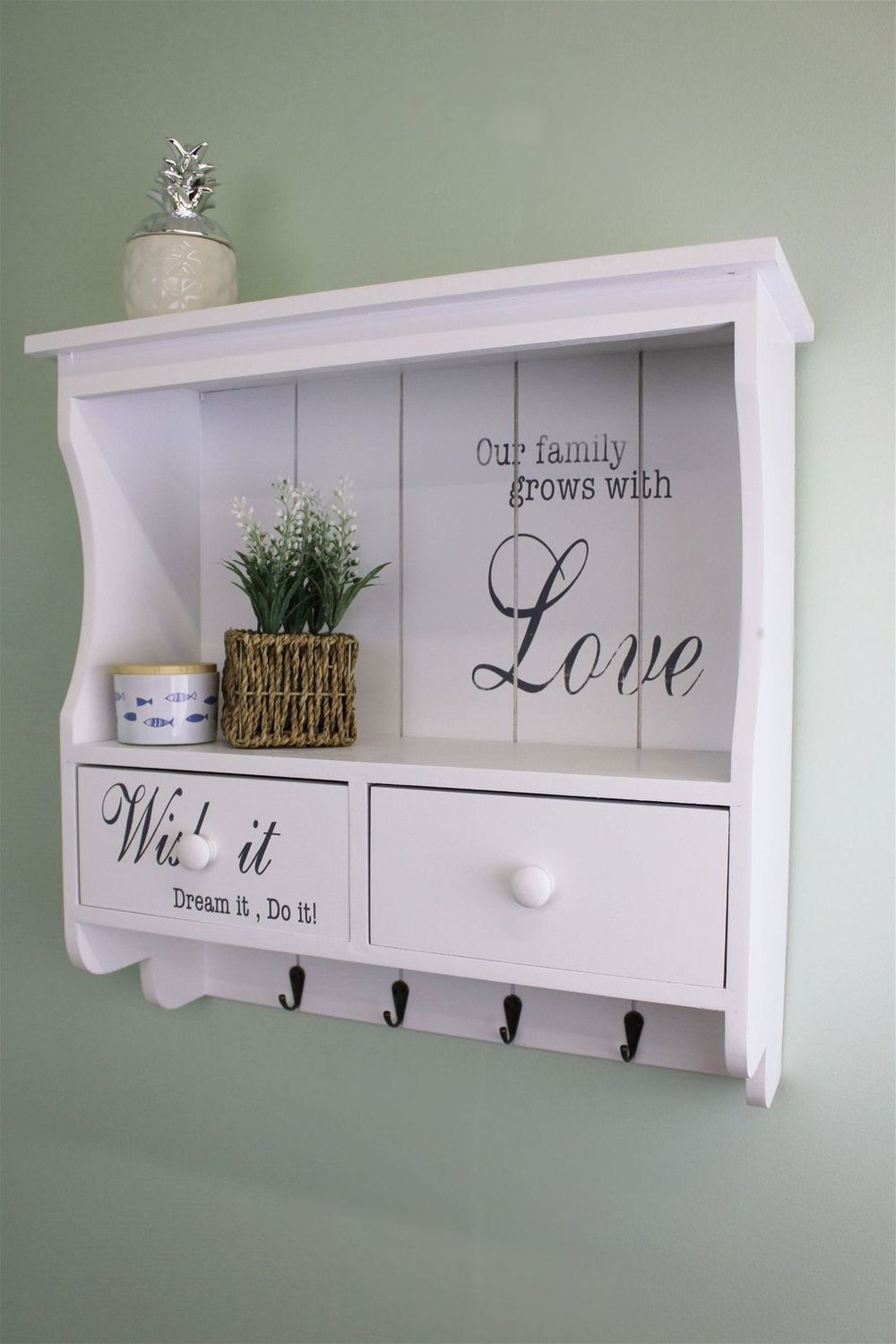 Shelving Unit With Hooks