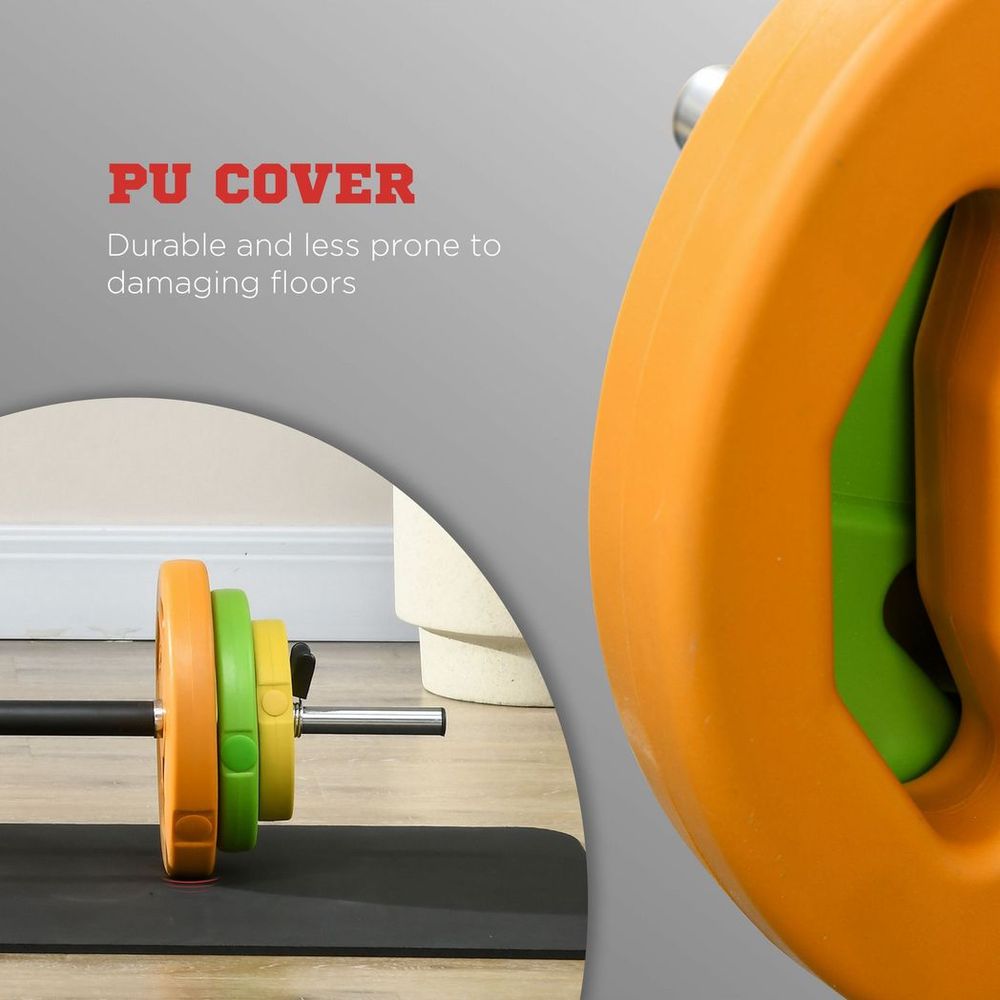 20kg Barbell Non Slip Handle Set