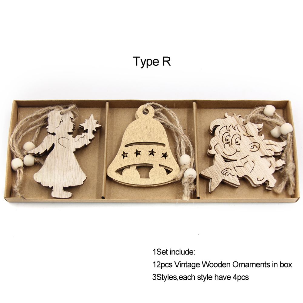 Wooden Snowflake Decorations