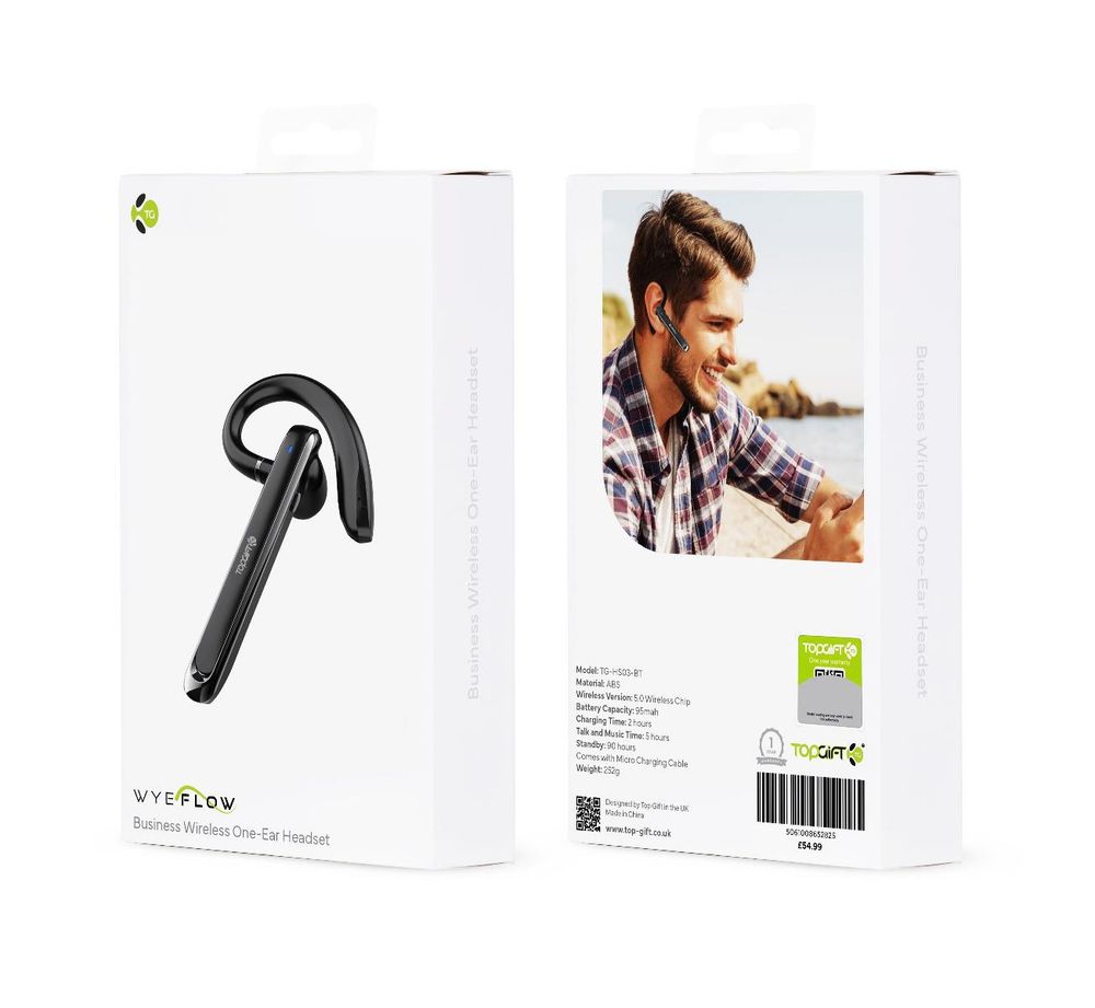 One Ear Headphone Wireless