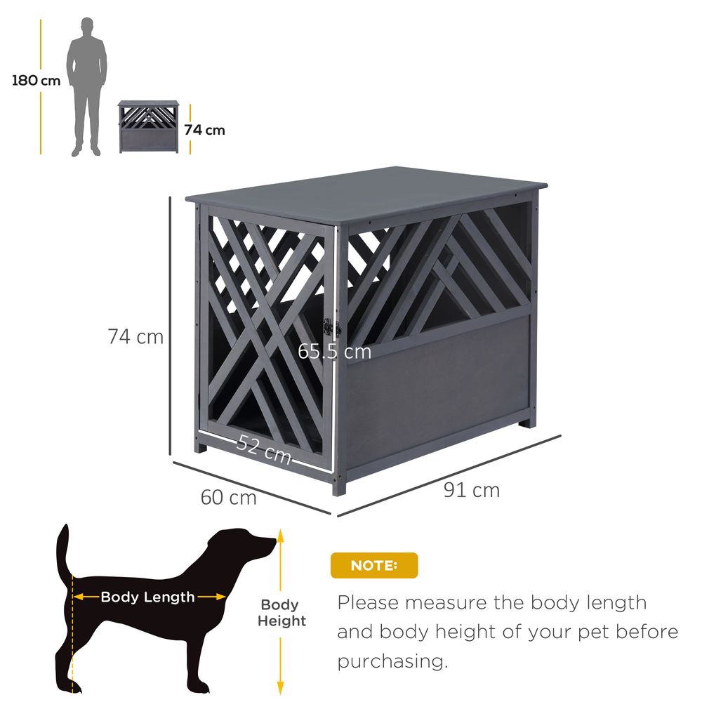 Medium Wooden Dog Crate