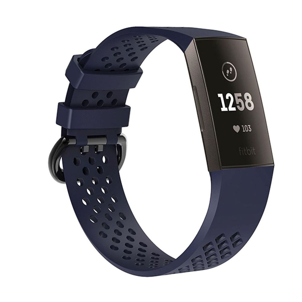 Silicone Replacement Fitbit Band Navy