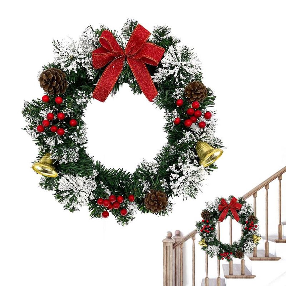Outdoor Festive Wreath Decoration