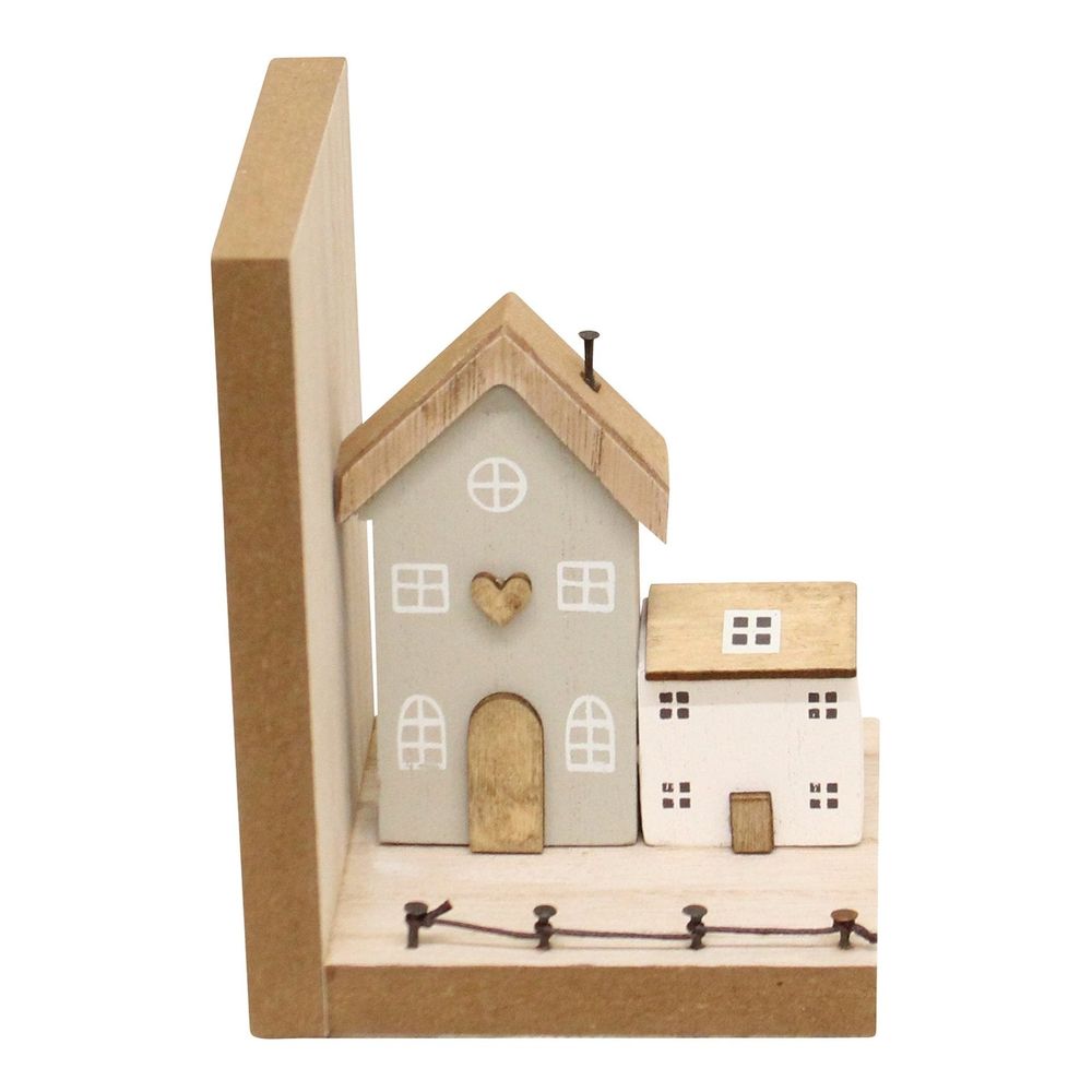 Wooden Bookends x2