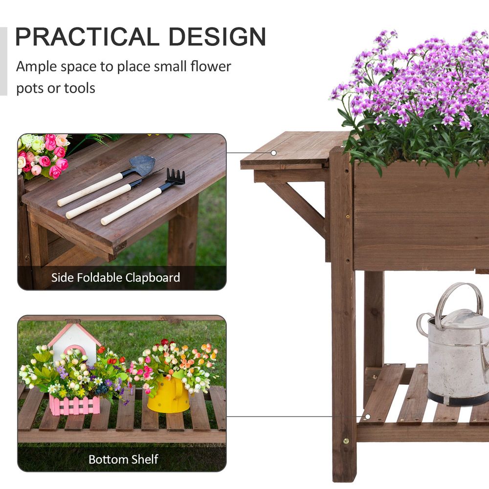 Raised Planter Flower Bed