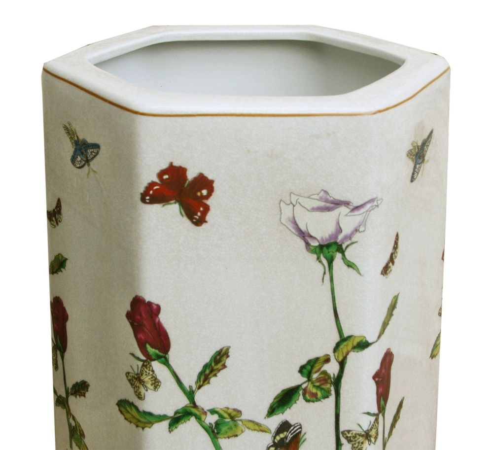 Ceramic Butterfly Umbrella Holder