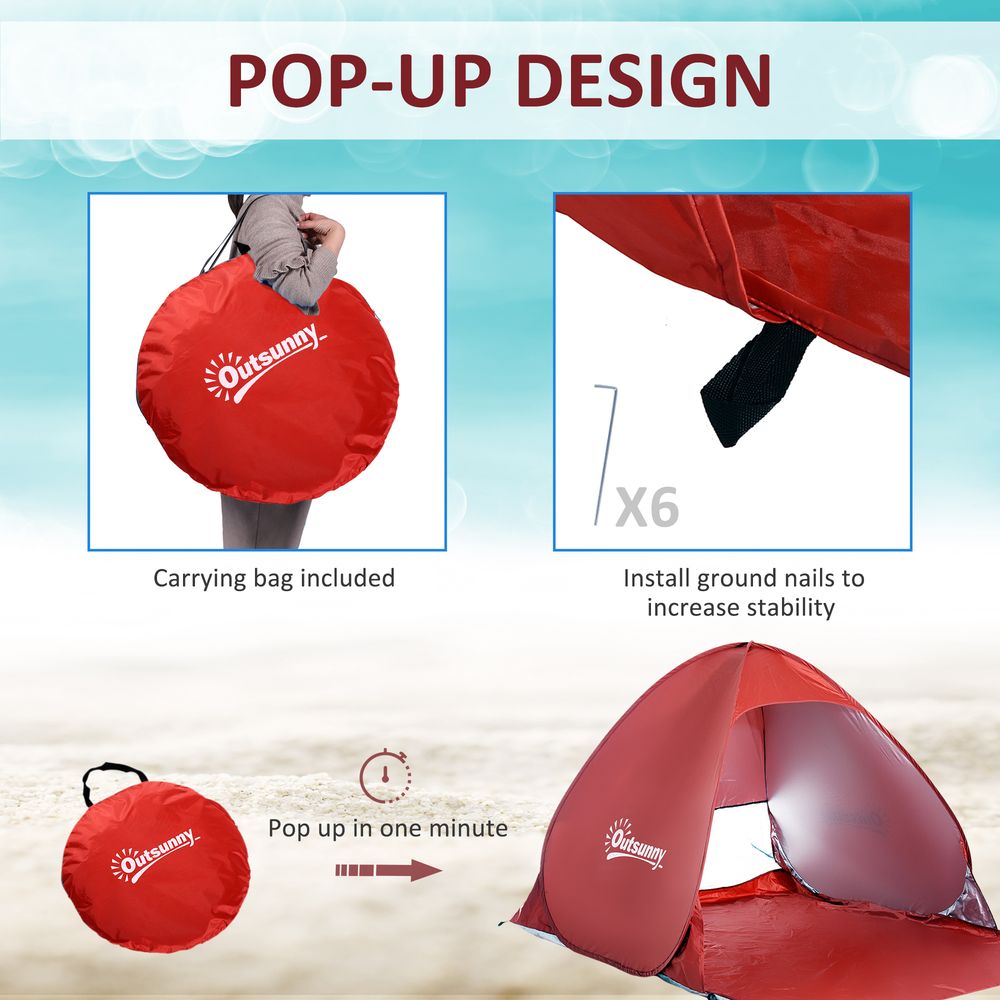 Red Pop Up Tent