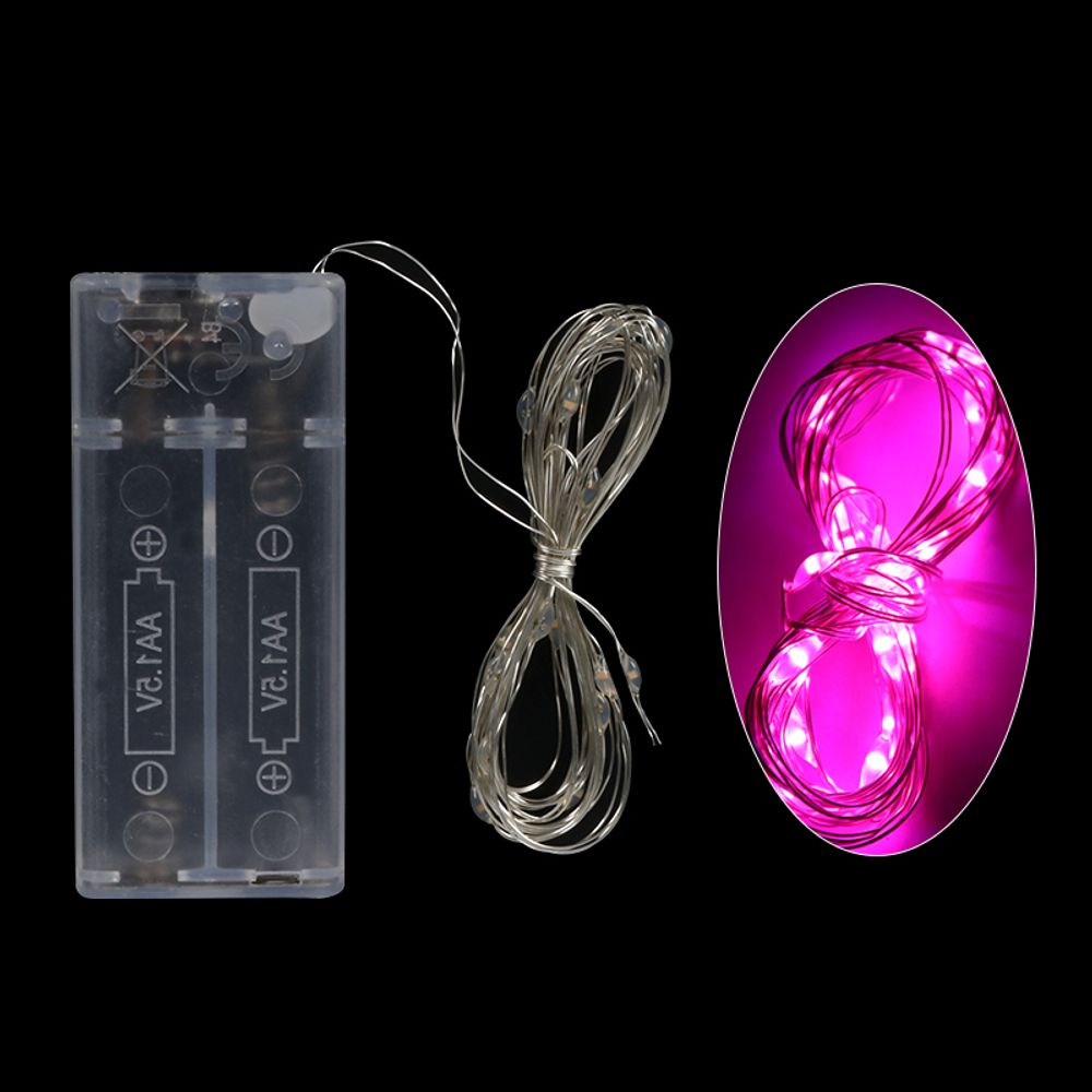 2M Curtain Fairy String Light LED Christmas Decorations for Home Birthday Wedding Valentines Day Table Decor Garland Light