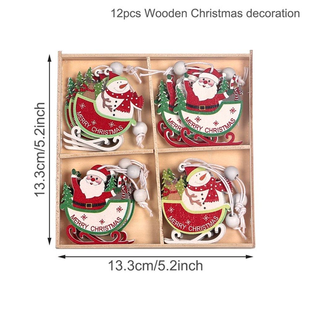 Wooden Gnome Pendants