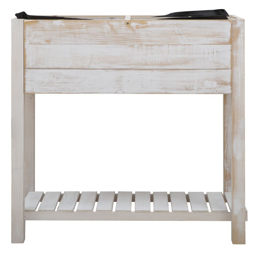 Planter with Storage Tier & 4 Pockets