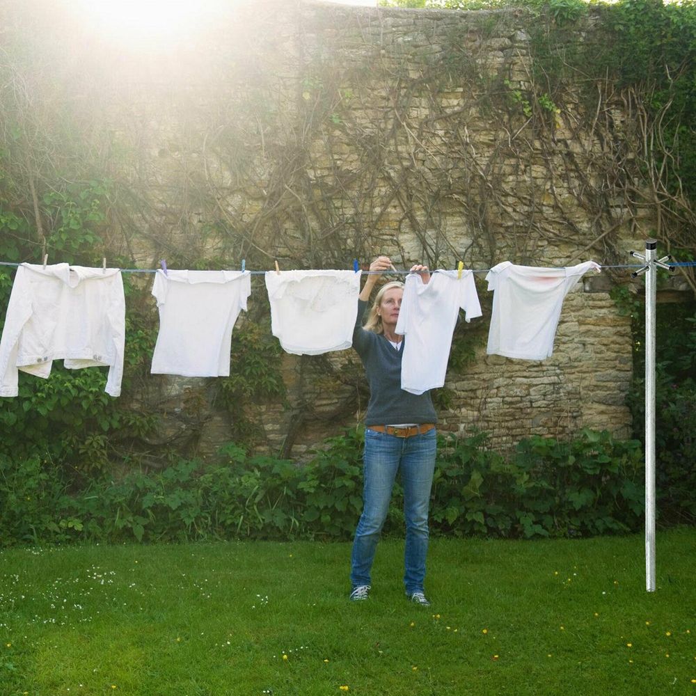Galvanised Washing Line & Pole
