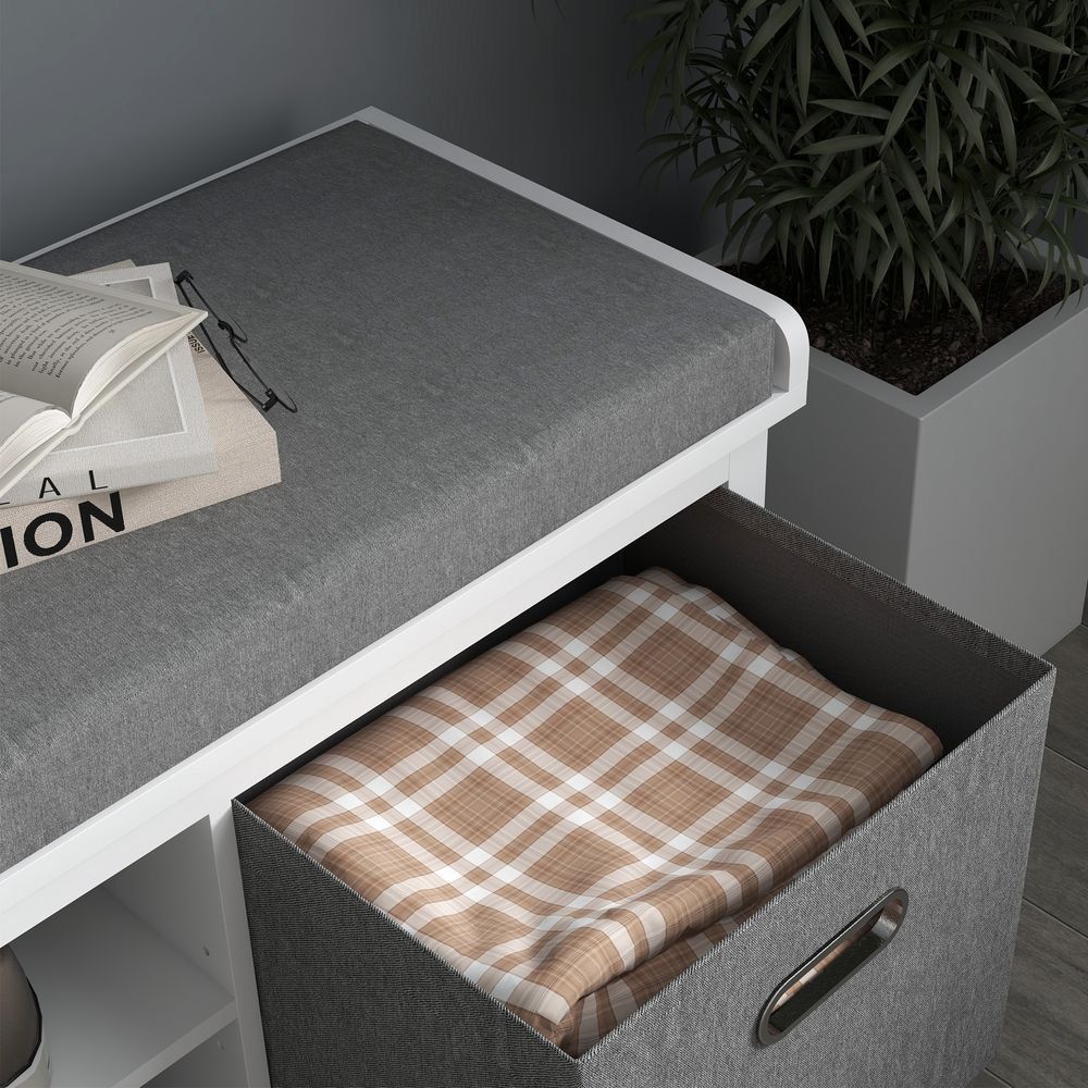 Cushioned Seat & Storage Bench