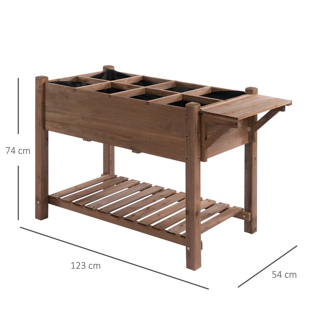 Raised Planter Flower Bed