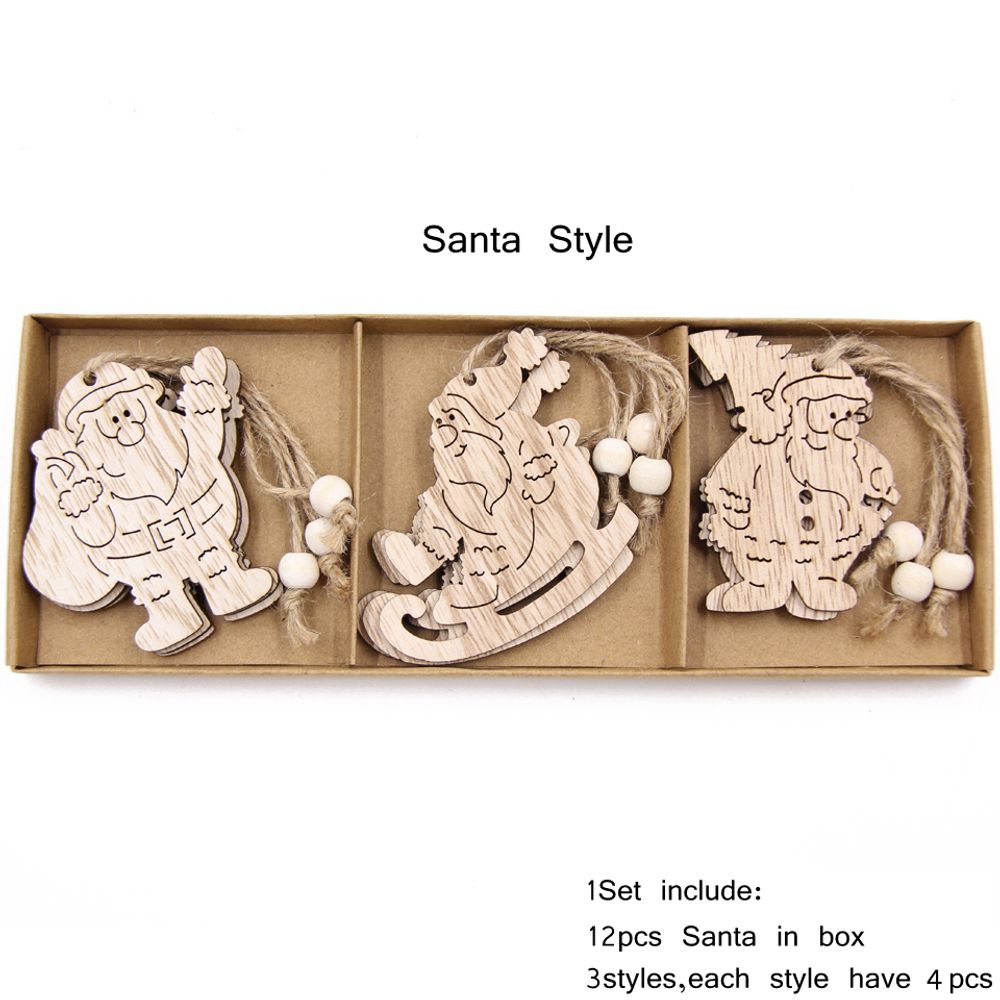 Wooden Snowflake Decorations