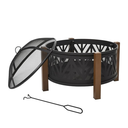 BBQ Fire Pit 2-in-1 30"