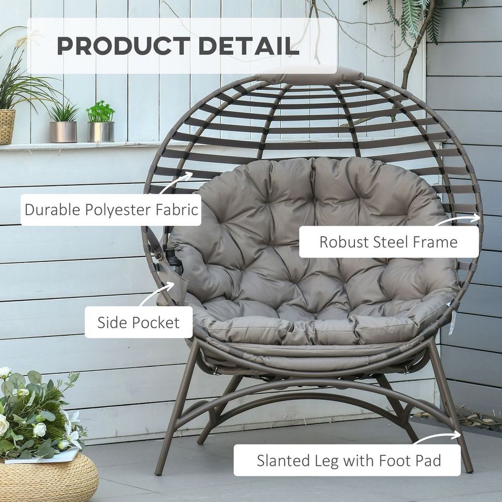 Egg Chair with Side Pocket