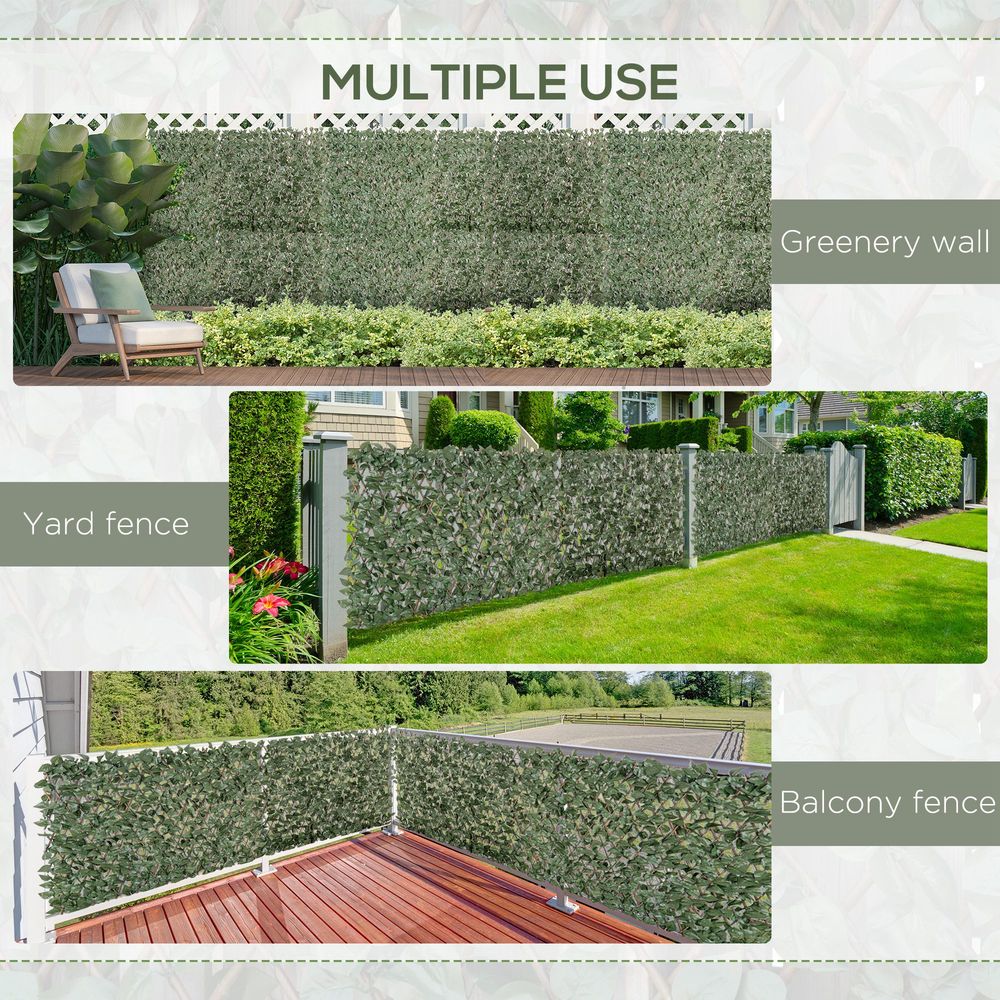 Artificial Plant Expanding Trellis Fence