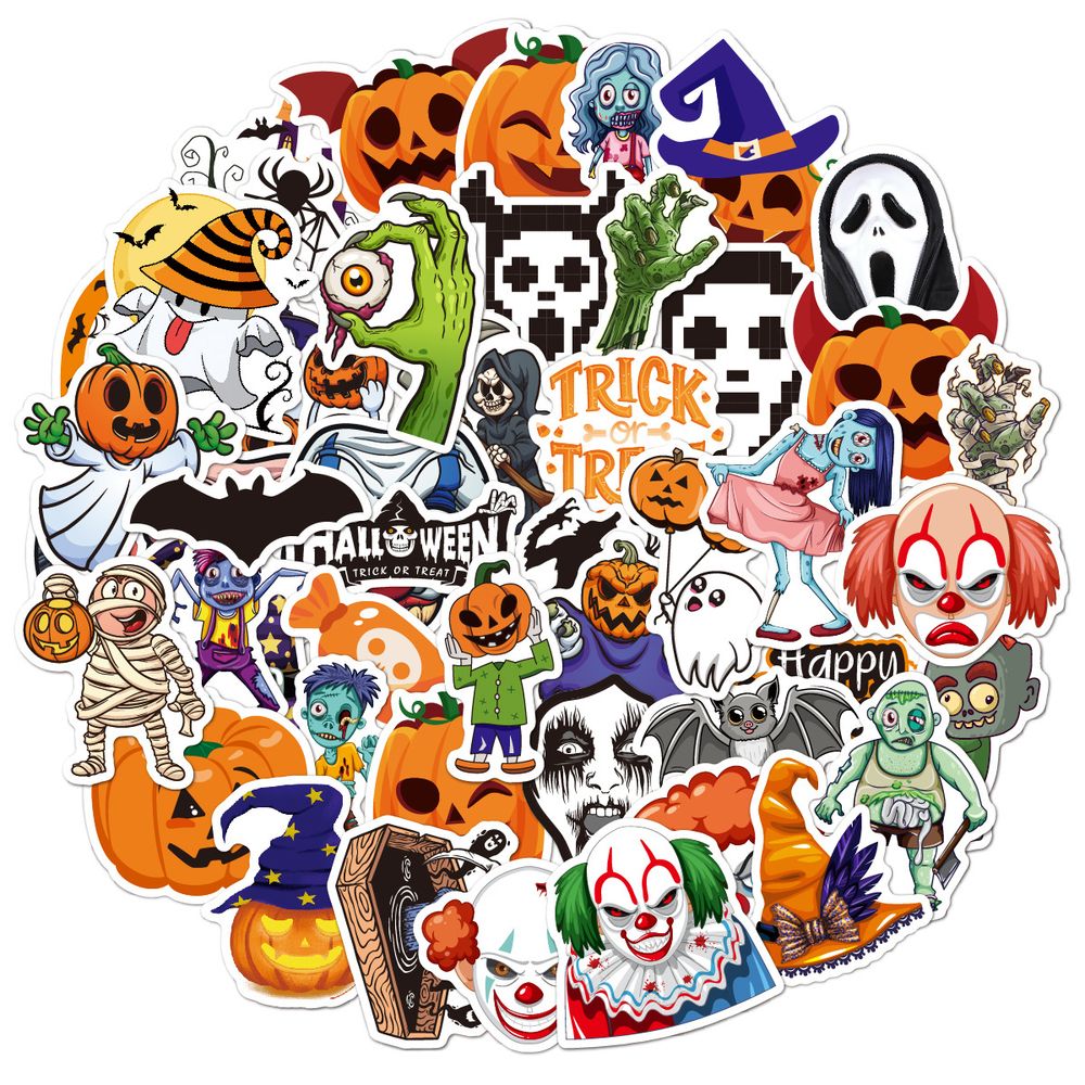 Holographic Halloween Stickers
