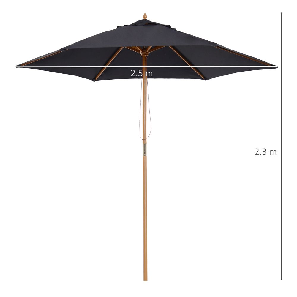 Wooden Sun Shade 2.5m