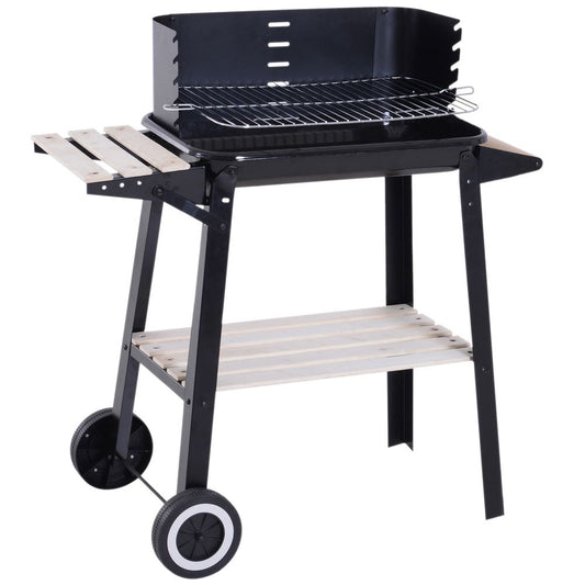 Charcoal Barbeque Grill - Black
