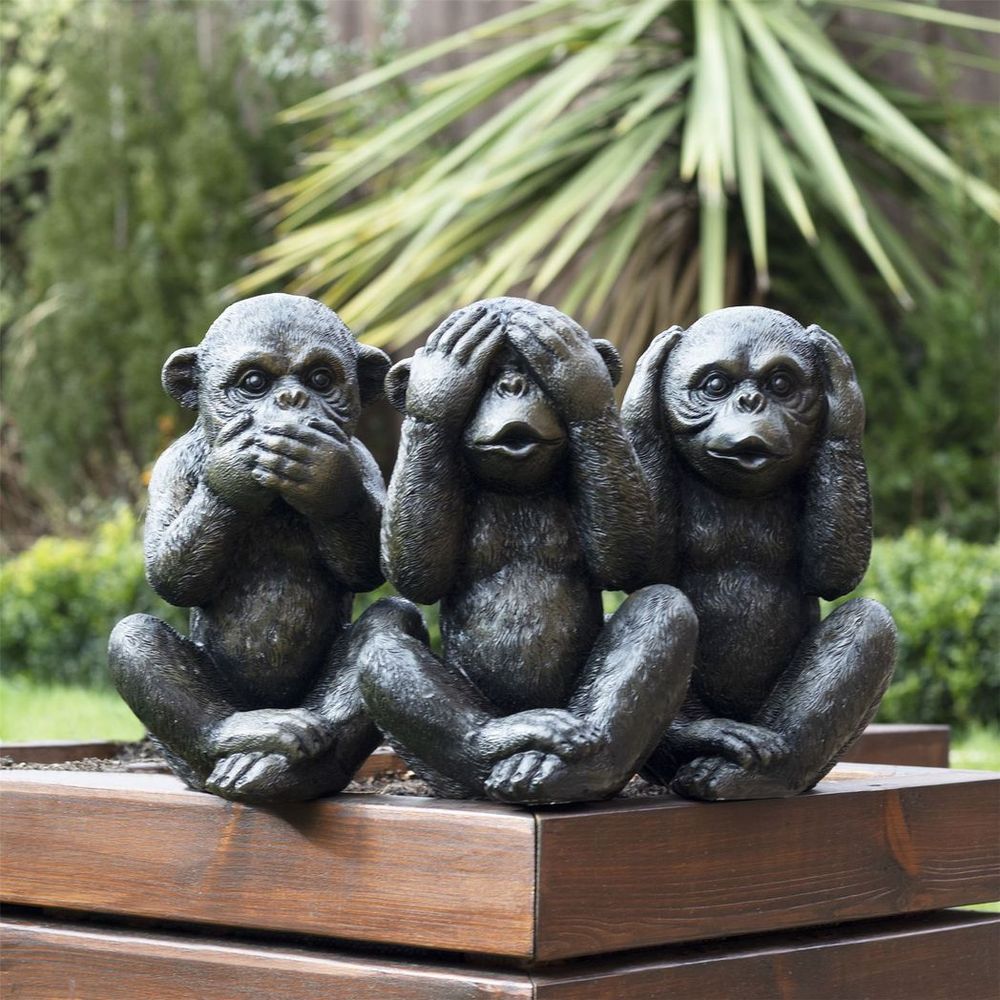 Monkey Ornaments x3