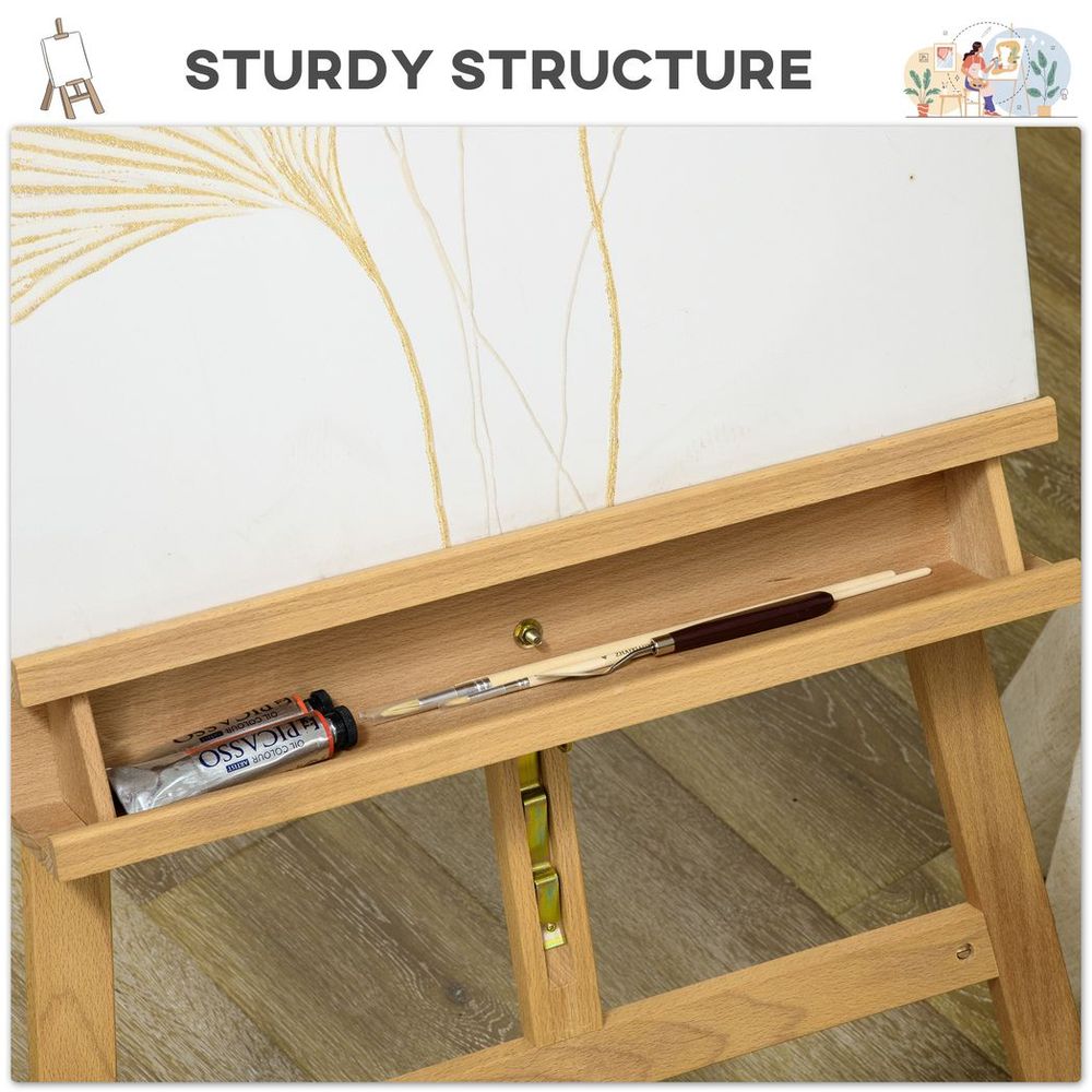 Adjustable Angle Wooden Art Easel