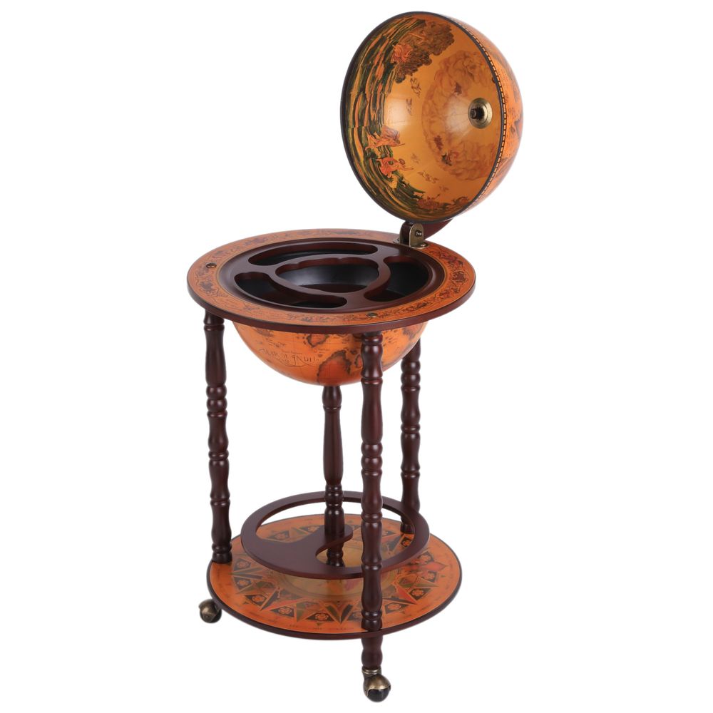 Retro Style Globe Bar 61cm