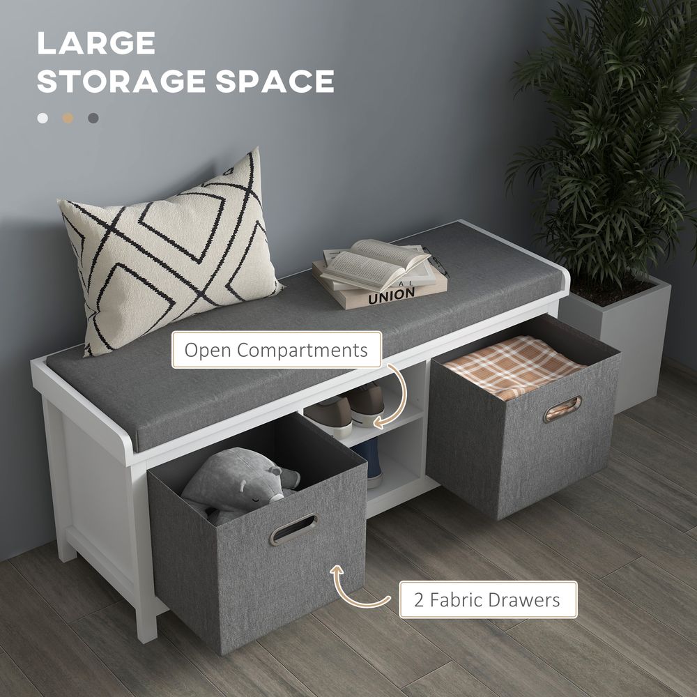 Cushioned Seat & Storage Bench