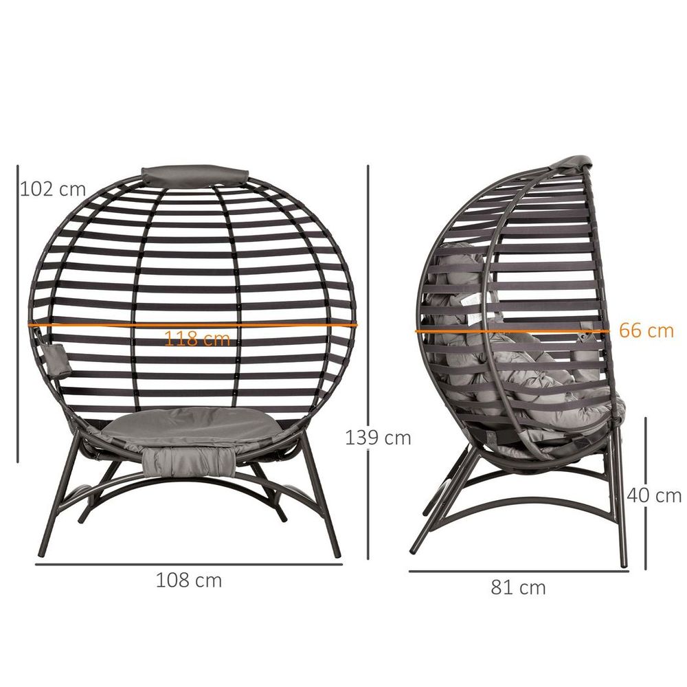Egg Chair with Side Pocket