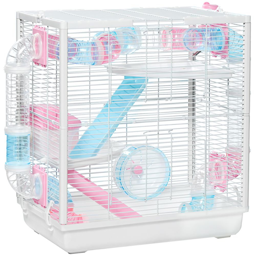 3 Tier Hamster Cage with Tunnel Tubes